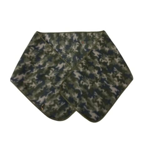 115 cm hosszú khaki terepszínű polár sál
