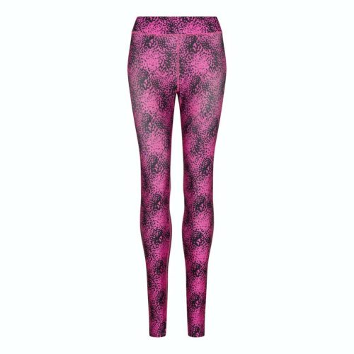Női XS-es fekete-pink mintás sportnadrág, leggings - Just Cool - ÚJ