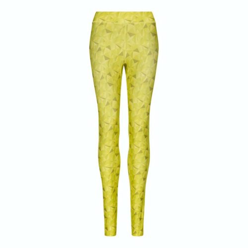 Női XS-es sárga mintás sportnadrág, leggings - Just Cool - ÚJ