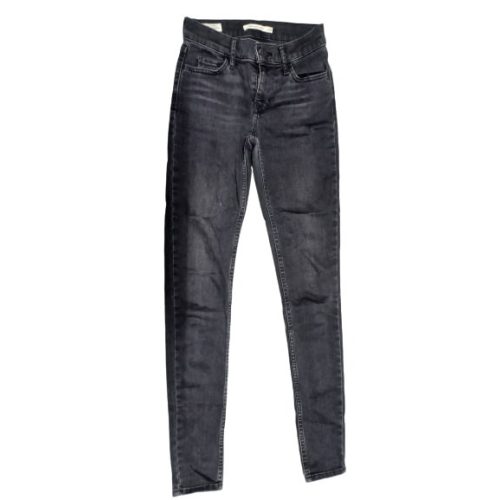 Női 24-es fekete farmernadrág - Levi Strauss & Co 710 Super Skinny