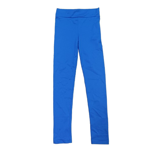 Női M-es kék vastagabb anyagú leggings - ÚJ
