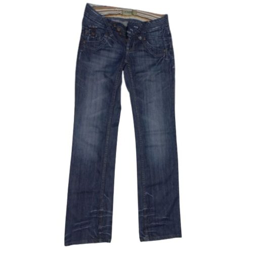 Női M-es (size: 27, L: 34) kék farmernadrág - R. Marks
