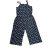 134-140-es fekete pálmafás playsuit