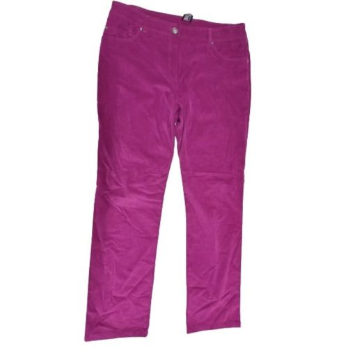 Női 48-as (3-4XL) lila kordnadrág - Pause Café