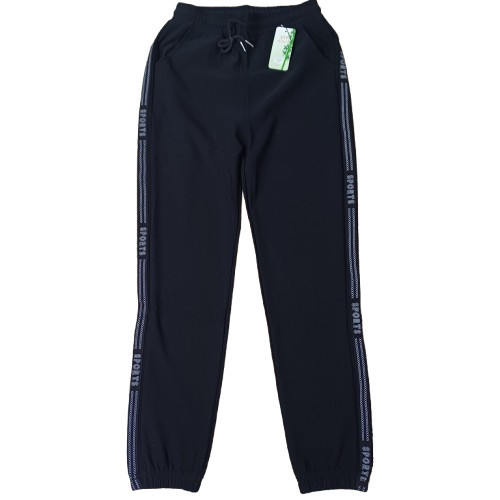 Férfi L-XL-es fekete tréningalsó, melegítőnadrág - ÚJ
