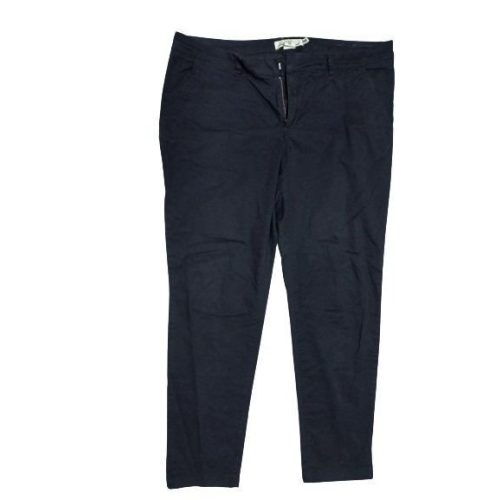 Női 44-es (XXL) fekete vászonfarmer nadrág - H&M
