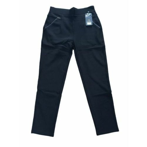 Női 3-4XL-es fekete leggings hatású nadrág - Miss Capri - ÚJ