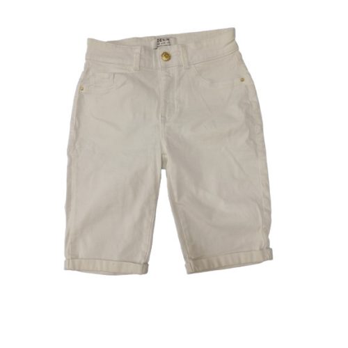 Női 34-es (XS) fehér farmer térdnadrág - Denim