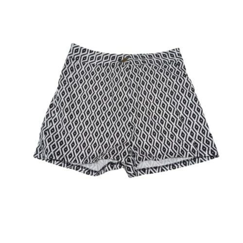 Női M-es fekete-fehér mintás short, rövidnadrág - ÚJ