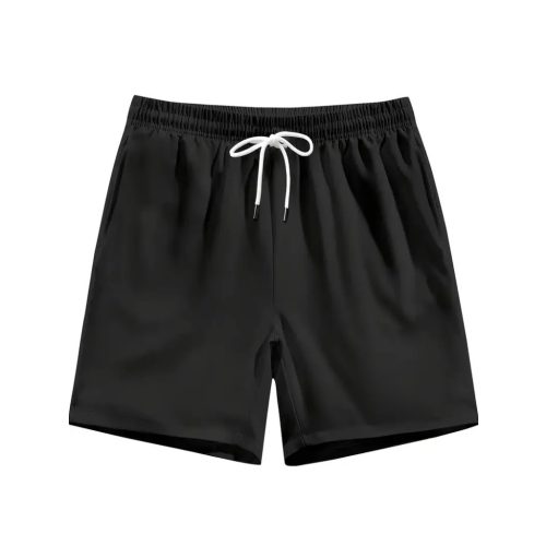 Férfi L-es fekete sport rövidnadrág, short - ÚJ