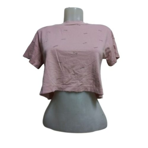 Női XS-es rózsaszín cicabajszos top - Bershka