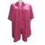 Női 4-5XL-es (UK24) pink mintás rövid ujjú blúz - Marks & Spencer