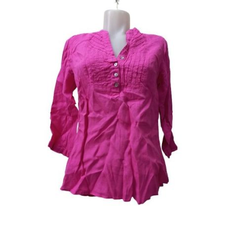 Női L-es pink hosszú ujjú blúz - Marks&Spencer