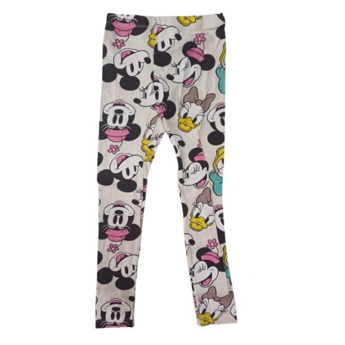 128-as fehér mintás leggings - Minnie & Mickey