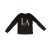 146-152-es fekete vékony pamut pulóver lánynak - H&M