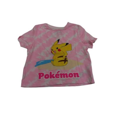 128-as rózsaszín póló, top - Pokémon 