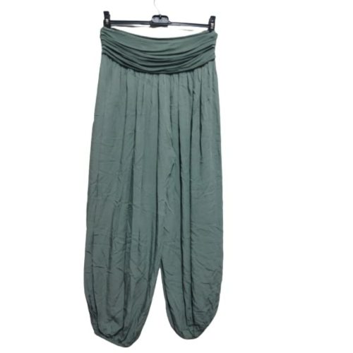 Női khaki laza jóganadrág, nyári nadrág - Italy Moda - ÚJ
