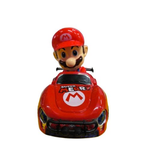 Hangot és fényt adó autó füsttel (kipufogó hatással) - Super Mario - Nintendo - ÚJ 