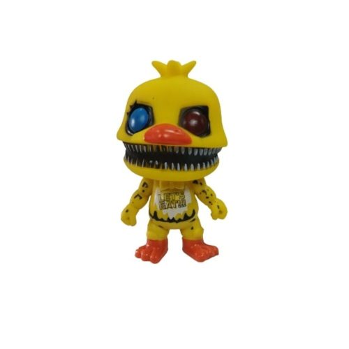 15 cm-es sárga műanyag figura, gonosz csirke - FNAF- Five Nights at Freddy’s - ÚJ