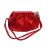 Piros, különleges, erszény alakú női műbőr táska, crossbody - ÚJ