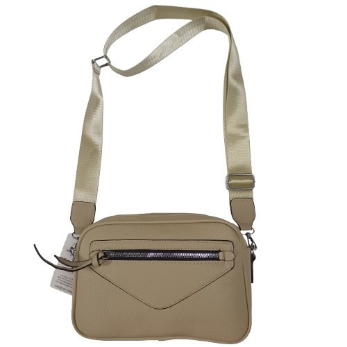 Drapp oldaltáska, női táska, crossbody - ÚJ