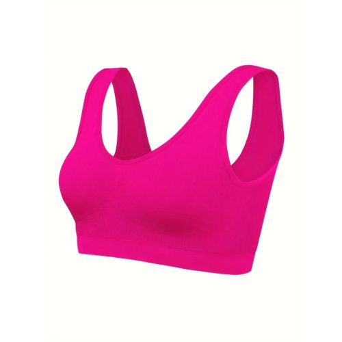 Női XL-es pink sportmelltartó - ÚJ