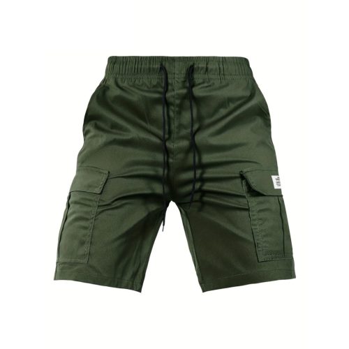 Férfi 3XL-es khaki cargo rövidnadrág, short - ÚJ