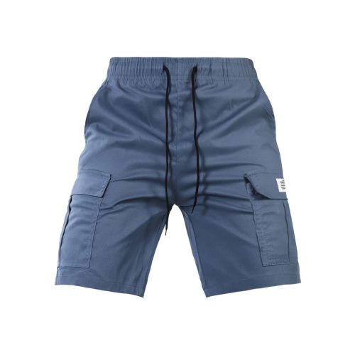 Férfi 3XL-es szürkéskék cargo rövidnadrág, short - ÚJ