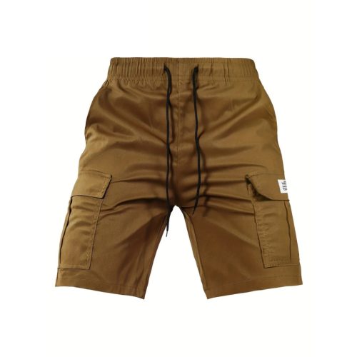 Férfi 3XL-es barna cargo rövidnadrág, short - ÚJ
