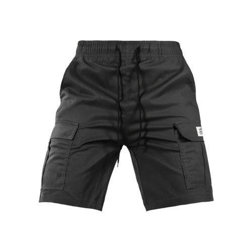 Férfi 3XL-es fekete cargo rövidnadrág, short - ÚJ